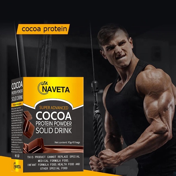 OEM ODM navitas Whey Protein Cocoa Powder  Protein Powder meal replacements for musules