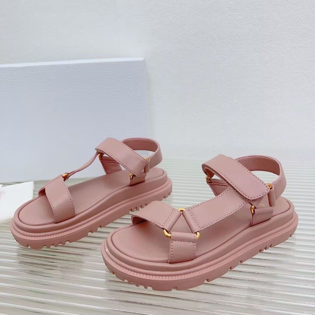 Summer 2023 High Quality Platform Sandals Femme Designer Slides Luxury Ladies Sandals Women Shoes