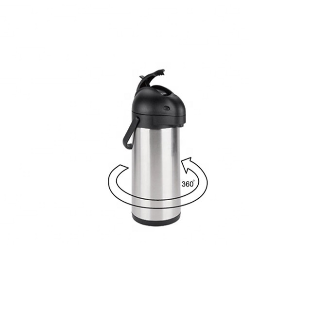 3L / 3000ml Stainless Steel  Flask Hot Cold Tea Coffee Pump Action Vacuum Flask