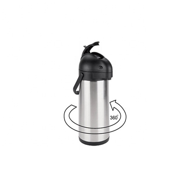 3L / 3000ml Stainless Steel  Flask Hot Cold Tea Coffee Pump Action Vacuum Flask