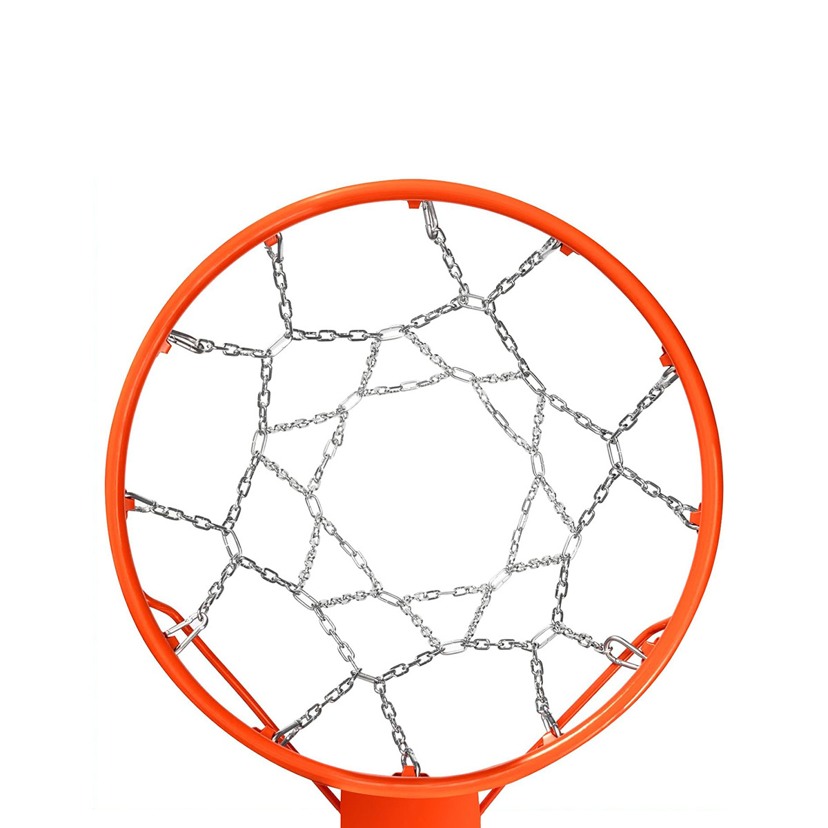 High Quality Heavy Duty Metal Basketball Net All Weather Basketball Steel Net for Indoor Outdoor Use