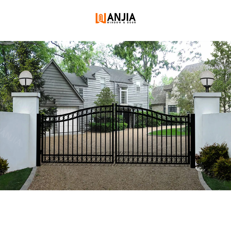 Metal gate design exterior large main entry doors steel main wrought iron doors driveway gate iron gate