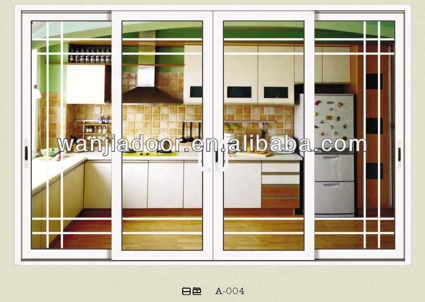 WANJIA Manufacturer Supplier Patio Door Custom Patio Sliding Door Exterior Aluminum Sliding Doors