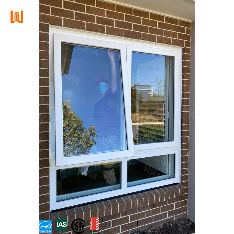 Manufacturer Factory Customized Modern Design Glass Window Commercial Interior Office Top Hung Window Aluminum Awning Window