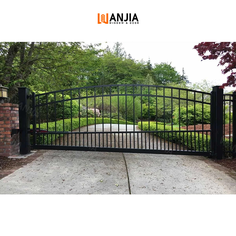 Oversized entry doors exterior metal main driveway gate fancy wrought iron gate wrought iron doors