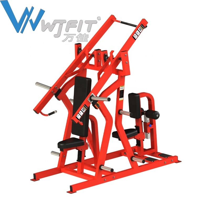 Commercial Gym Plate Loaded Lat Pull Down Machine Hammer High Row Machine ISO-Lateral Lat Pull Down Rowing