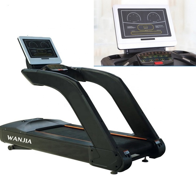 CE Approved AC Motor Commercial Treadmill Touch Screen Gym Equipment Running Machine Motorized Treadmill