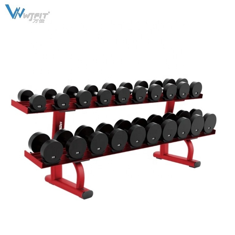 High Quality Dumbbell Set Storage Rack Gym Equipment Fitness 10pairs Commercial Dumbbell Rack