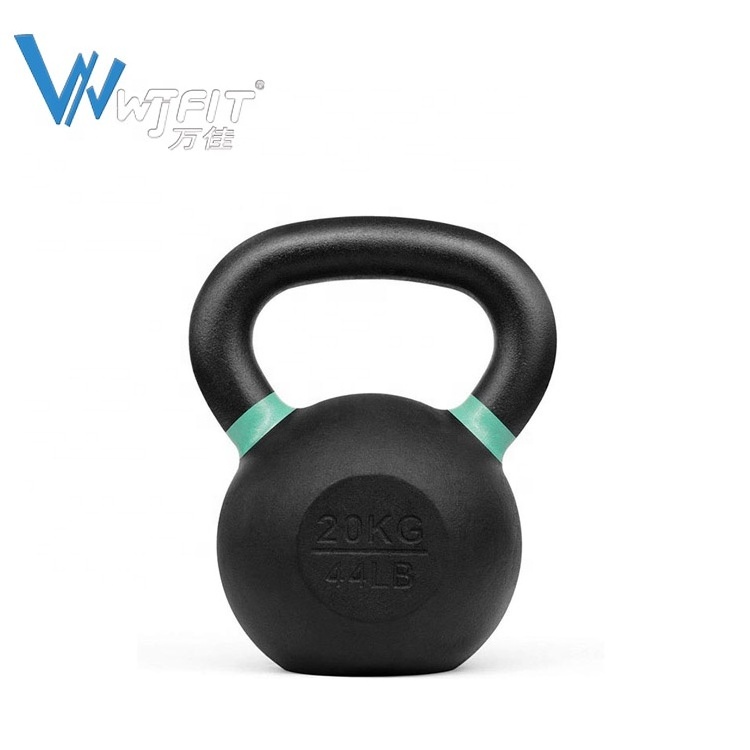 4kg 16kg 20kg 48kg Gym Kettlebell Weight Fitness Casting Iron Kettle Bell Gravity Black Cast Iron Powder Coated Kettlebell