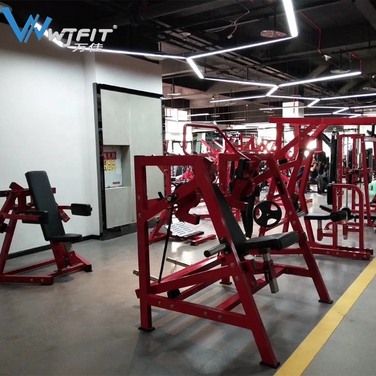 Commercial Gym Plate Loaded Lat Pull Down Machine Hammer High Row Machine ISO-Lateral Lat Pull Down Rowing