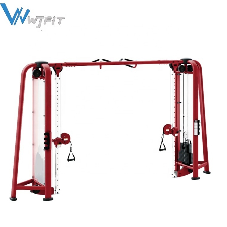 Complete Gym Equipment Set Strength Training Machine Adjustable Cable Crossover Pulley System