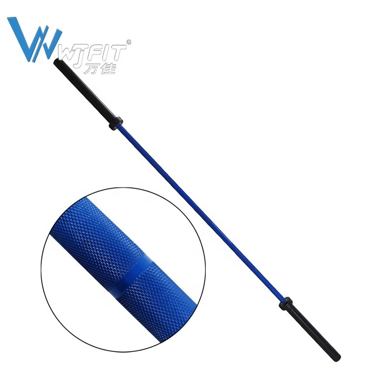 Colorful Weightlifting Barbell Bar Steel Gym Equipment Weight Exercise Barbell Bar Ceramic Spraying Bars For Workout