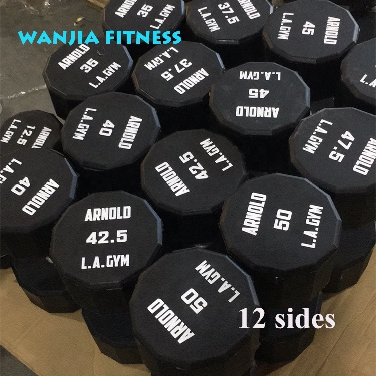 Free Shipping Professional 12 Sides Dumbbell in LBS Weights Dumbbells Set