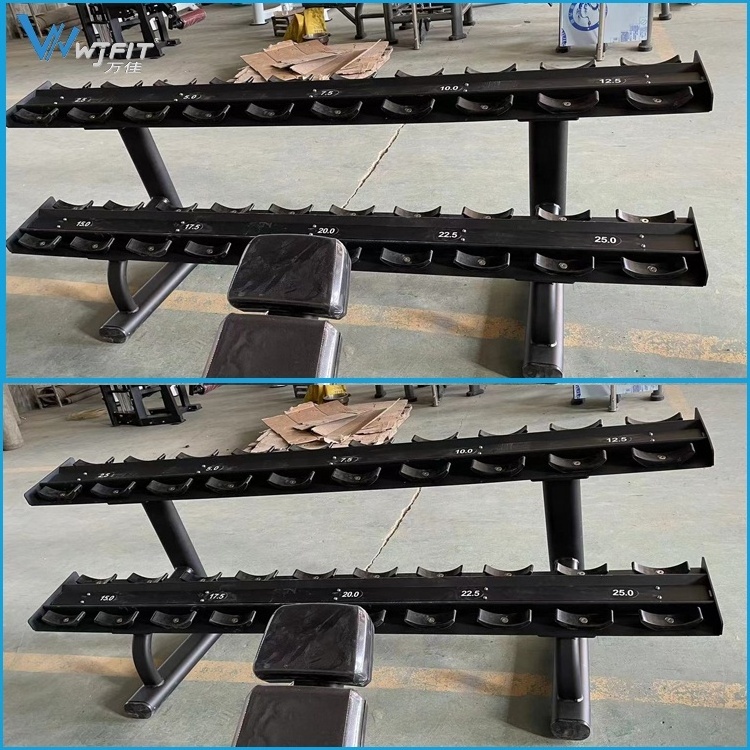 High Quality Dumbbell Set Storage Rack Gym Equipment Fitness 10pairs Commercial Dumbbell Rack