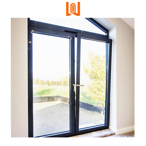 Hurricane impact soundproof tilt and turn window insulation tempered glass aluminum casement windows