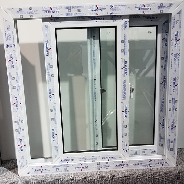 PVC sliding window design UPVC double glazed sliding windows