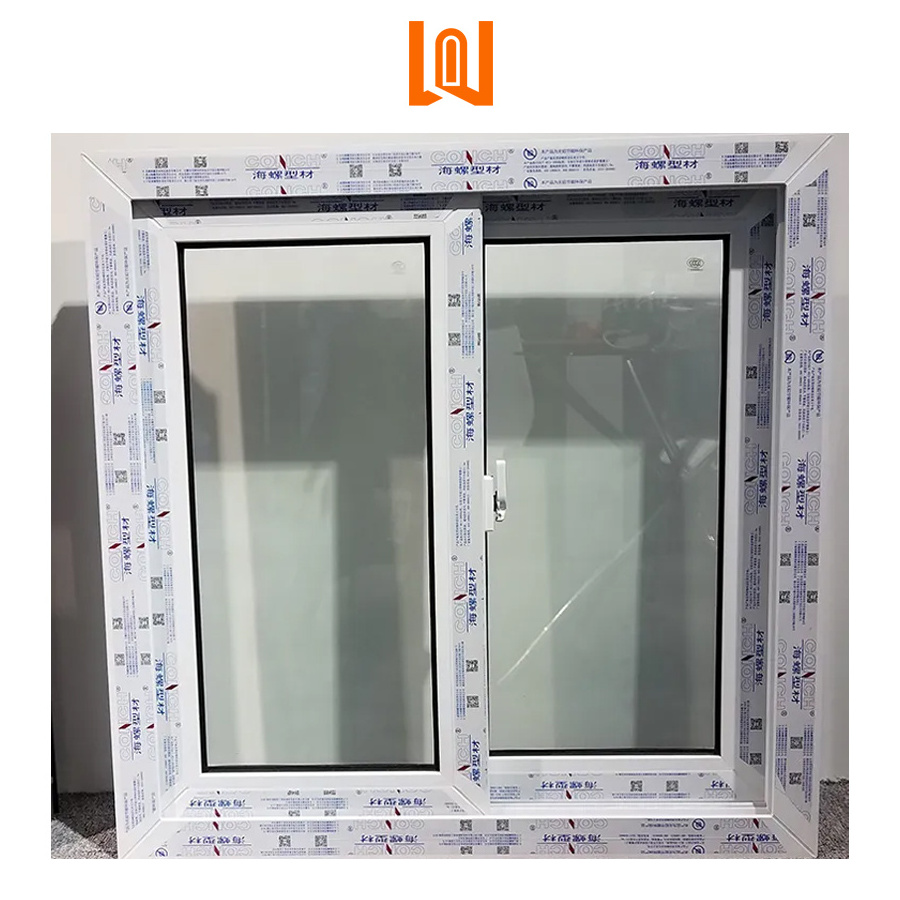 PVC sliding window design UPVC double glazed sliding windows