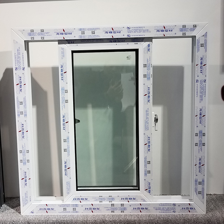 PVC sliding window design UPVC double glazed sliding windows