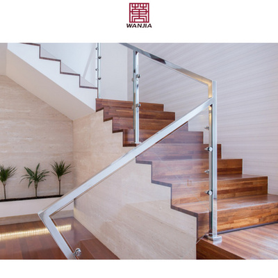 Luxury stainless steel handrail design indoor frameless stairs handrails railing