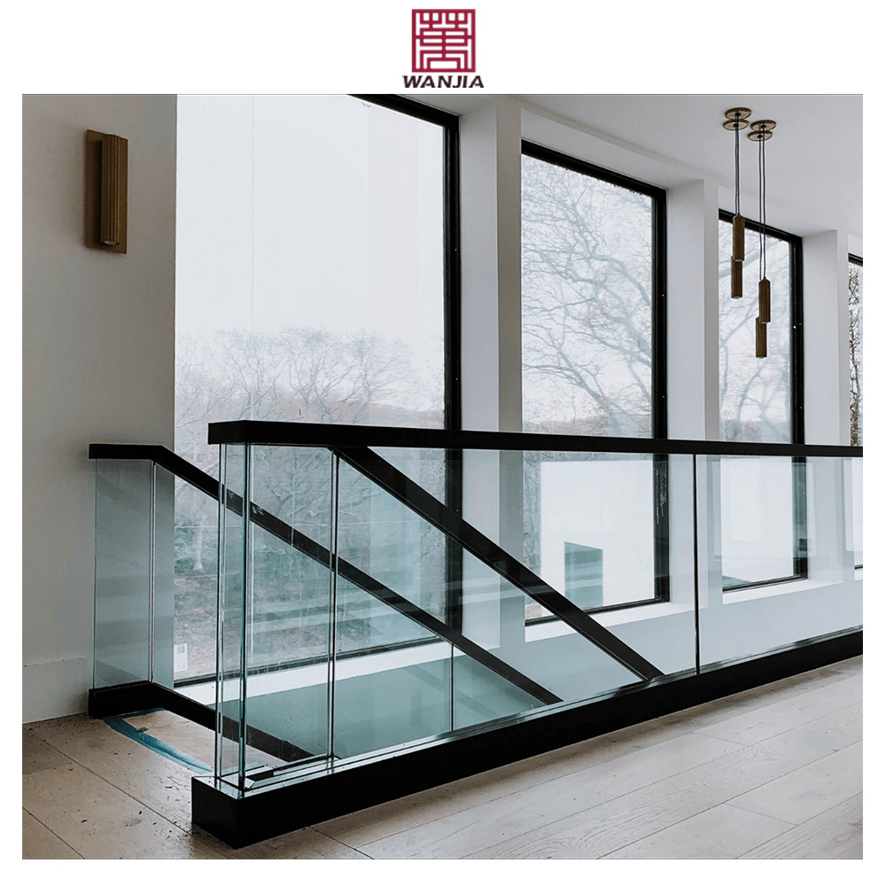 Luxury stainless steel handrail design indoor frameless stairs handrails railing