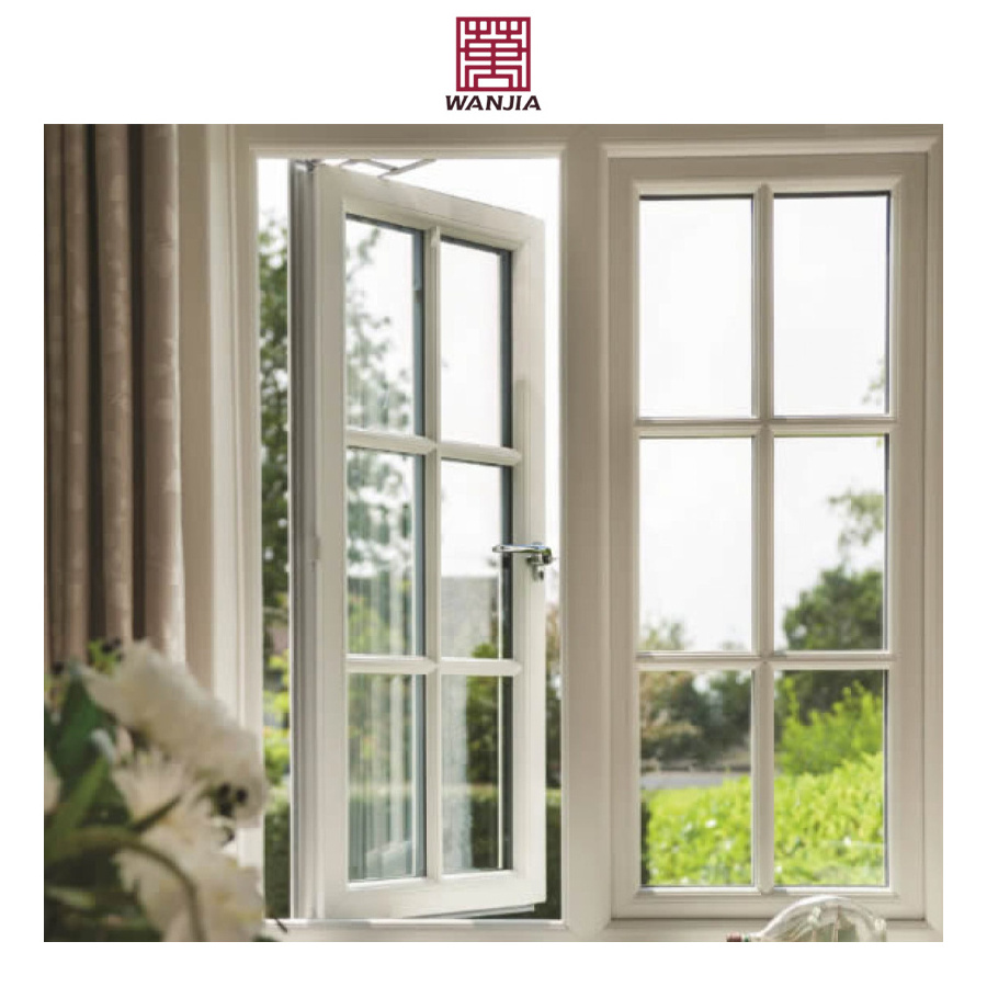 New product sound insulation high quality upvc/pvc/vinyl casement window