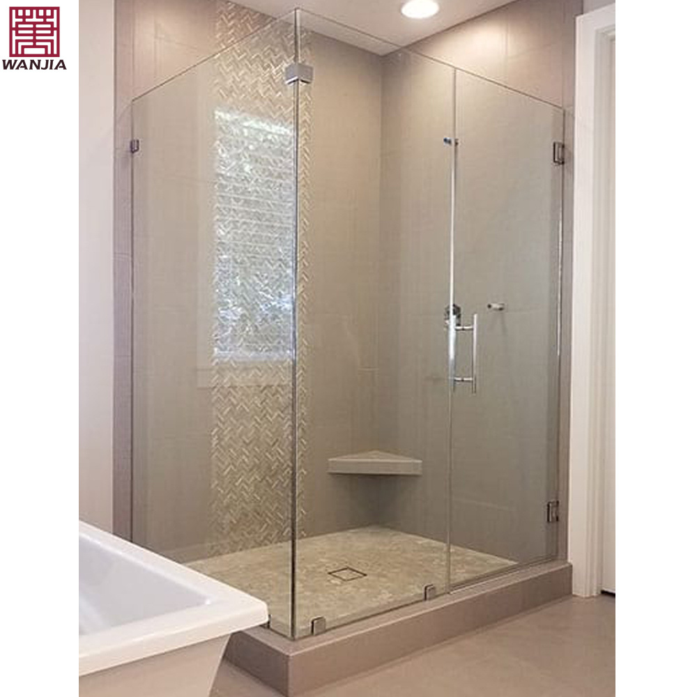 Factory Direct Sale Bathroom Frameless Tempered Glass Pivot Shower Door Shower Door