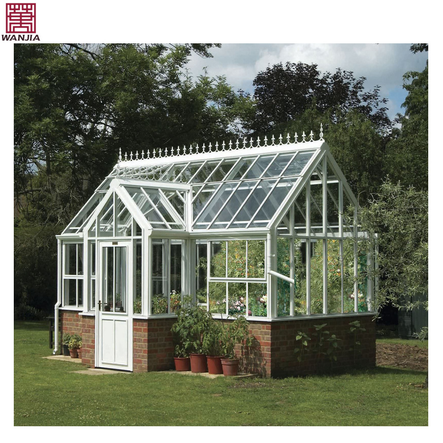 HISENG modern winter garden house aluminium insulated sunroom