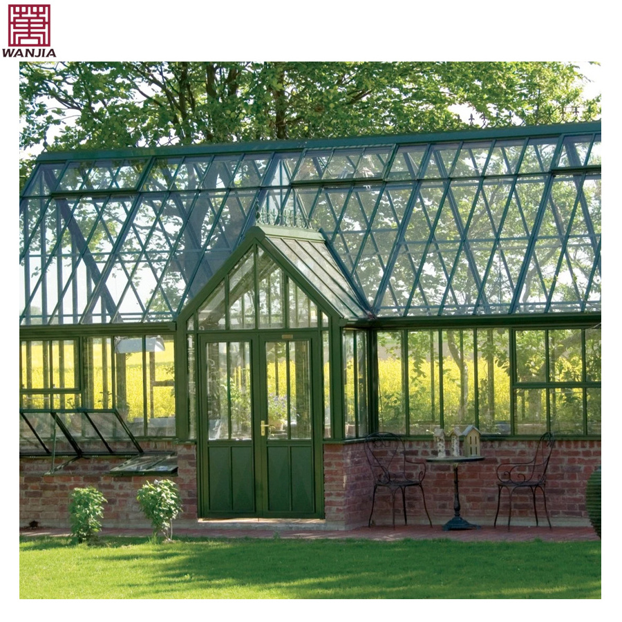 HISENG modern winter garden house aluminium insulated sunroom