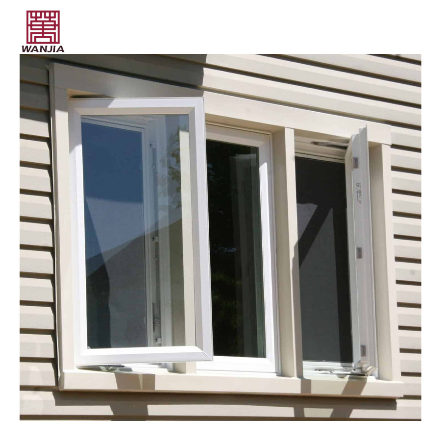 New product sound insulation high quality upvc/pvc/vinyl casement window