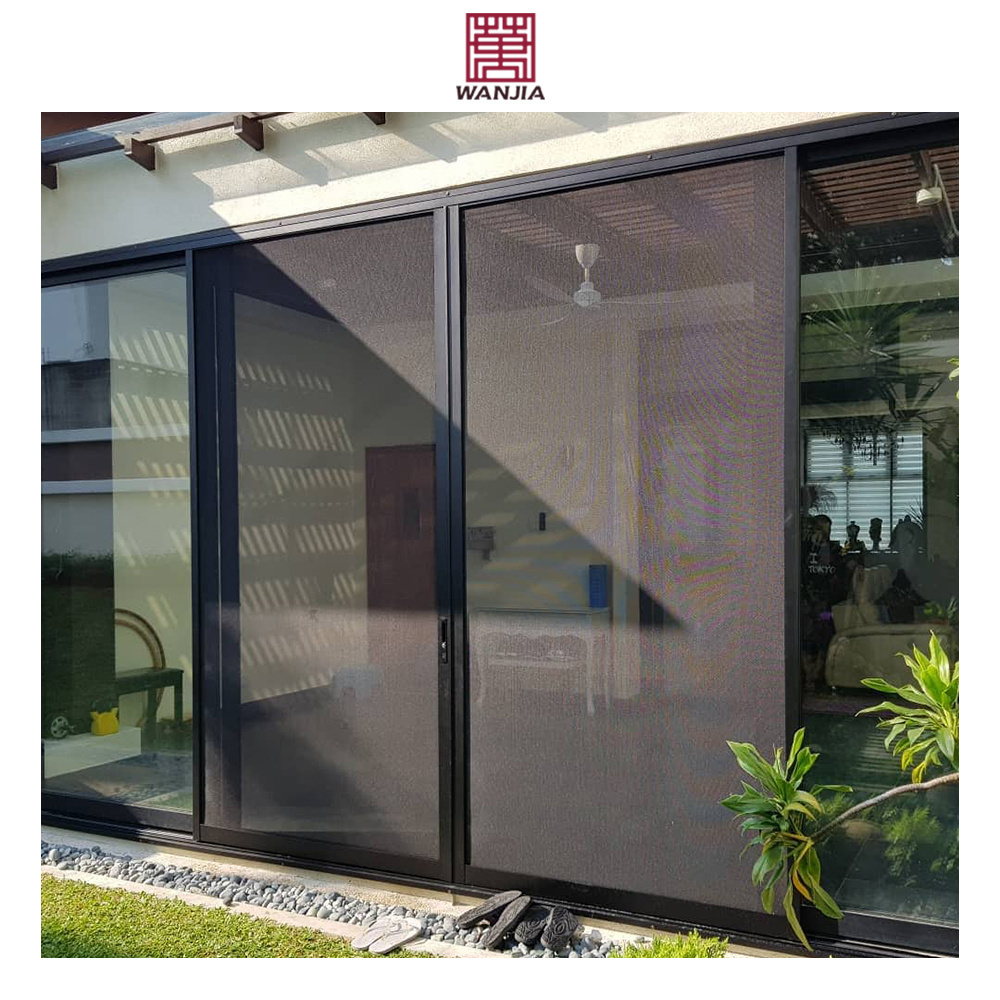 Wholesale Security Insect Screen Mosquito Net Sliding Retractable Screen Door