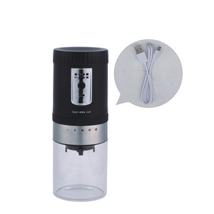 Amazon hot sale USB Recharge portable Adjustable  Electric Coffee Grinder