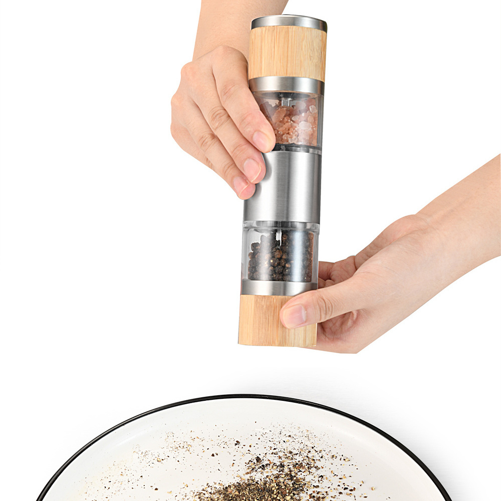 2 in 1 salt and pepper grinder manual Bamboo Spice Salt Mill and Pepper Grinder manual salt and pepper grinder 2 in1 bamboo