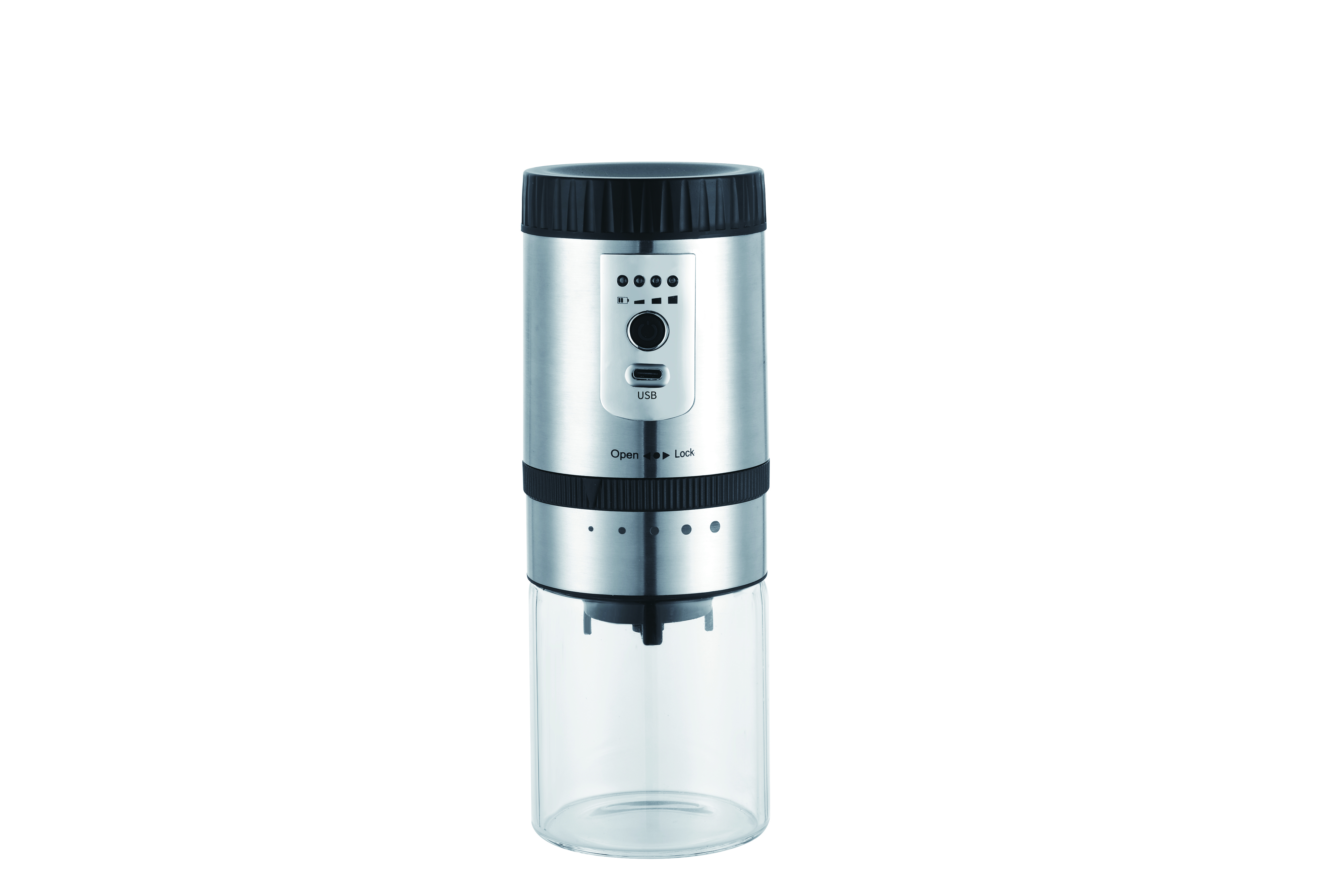 Amazon hot sale USB Recharge portable Adjustable  Electric Coffee Grinder