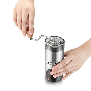 hot selling New Design Manual coffee grinder with stainless steel grinder burr