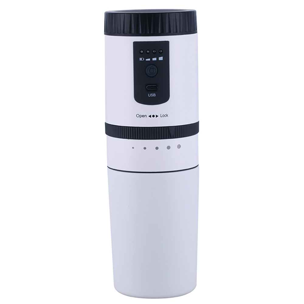 Factory whole sale hot sale USB Recharge portable  electric coffee grinder and coffee maker with a filter