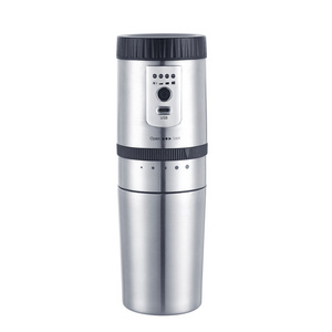 Hot Selling USB Commercial Electric Coffee Mill Coffee Bean Grinder Customized Cup Steel Ceramic Stainless Logo Power