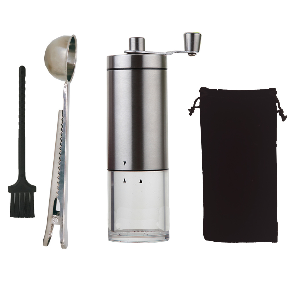 Stainless Steel Hand Crank Portable Manual Coffee Grinder