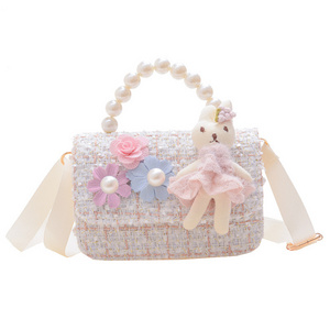 2024New Cute Accessories Children Bag Children casual change crossbody bag