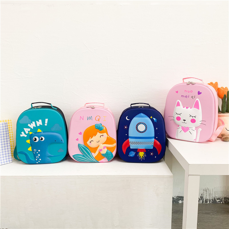 New Children's Book Bag Fashion 3d cartoon backpack Kindergarten Book Bag High Quality Storage school bags