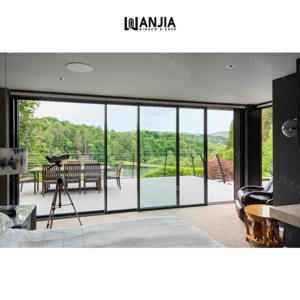 Customized Factory Direct Minimalist Design Exterior Aluminum Door Patio Sliding Door Glass Sliding Door