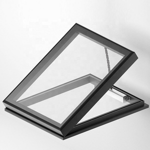 AS 2047 Hurricane Impact Aluminium Tempered Glass Awning Roof Windows Electric Skylight Window