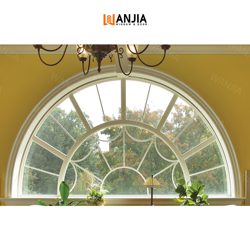 European arch design soundproofing custom windows thermal break fixed windows interior picture windows