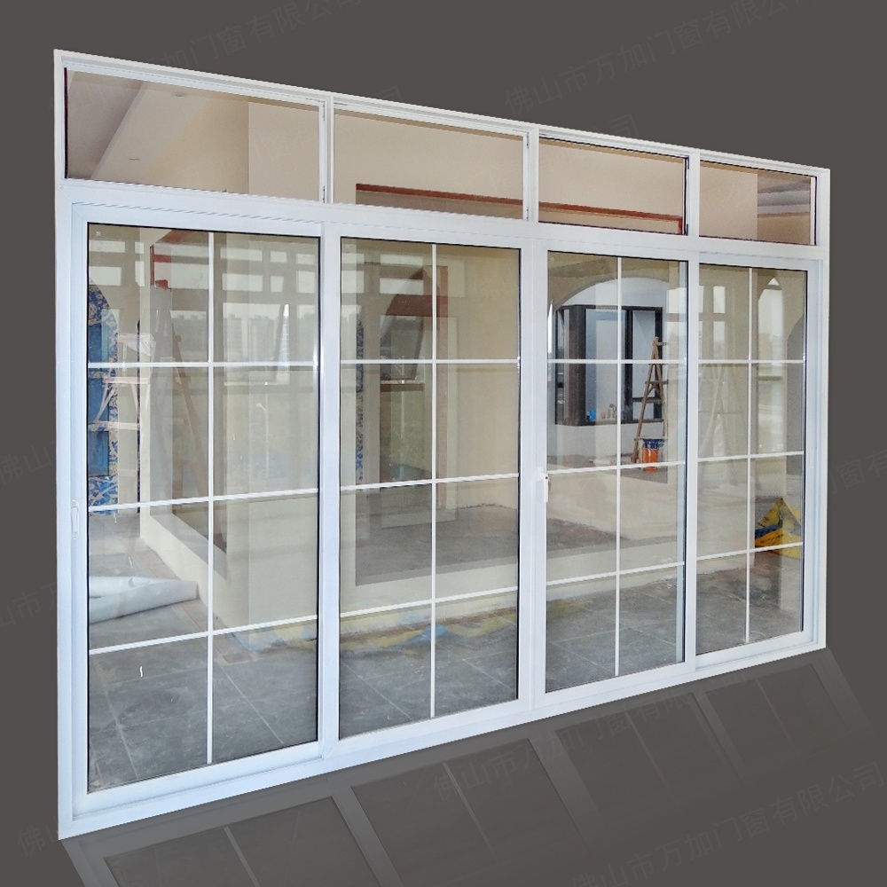 WANJIA modern design uPVC sliding door PVC doors