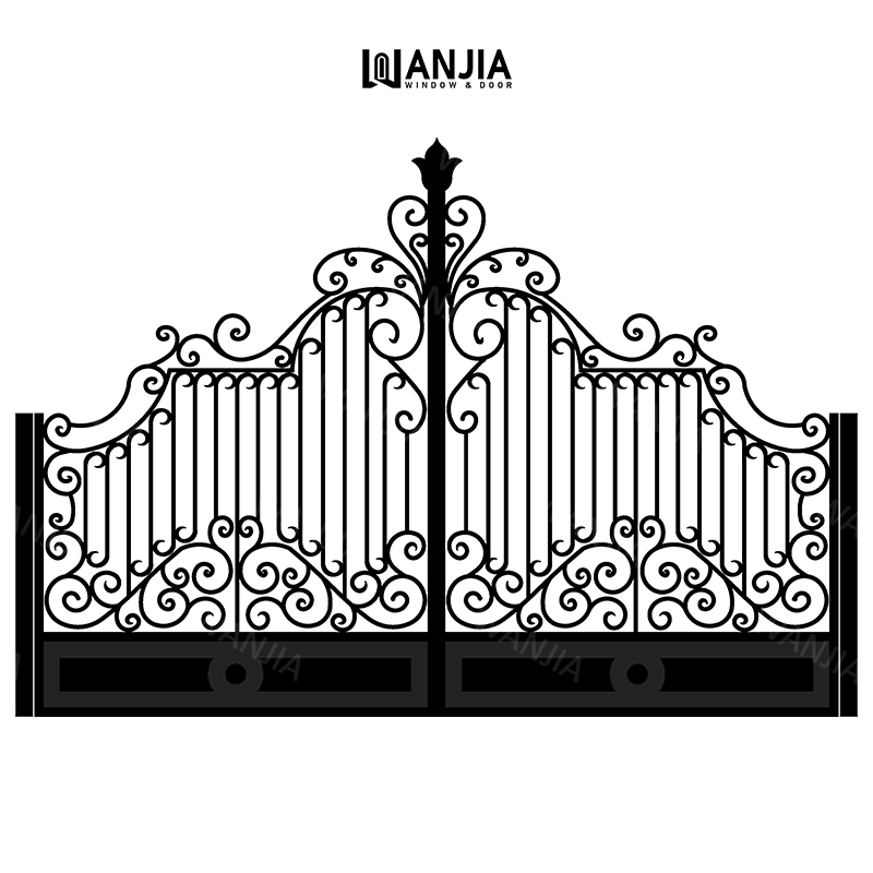 Simple iron doors grill designs exterior metal doors wrought iron gate driveway gate exterior front entry wrought iron gate