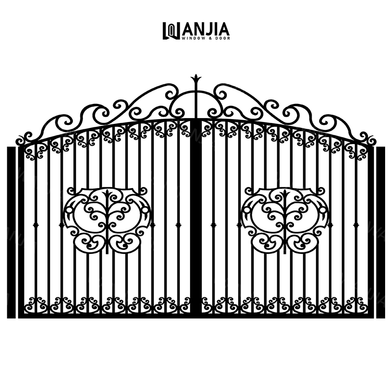 Simple iron doors grill designs exterior metal doors wrought iron gate driveway gate exterior front entry wrought iron gate