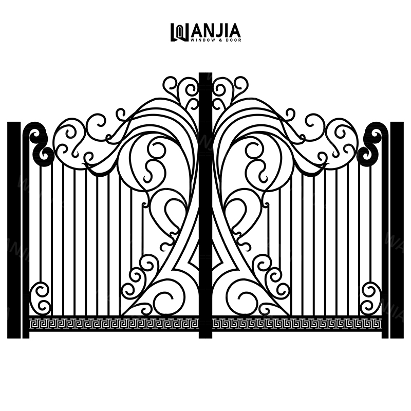 Simple iron doors grill designs exterior metal doors wrought iron gate driveway gate exterior front entry wrought iron gate