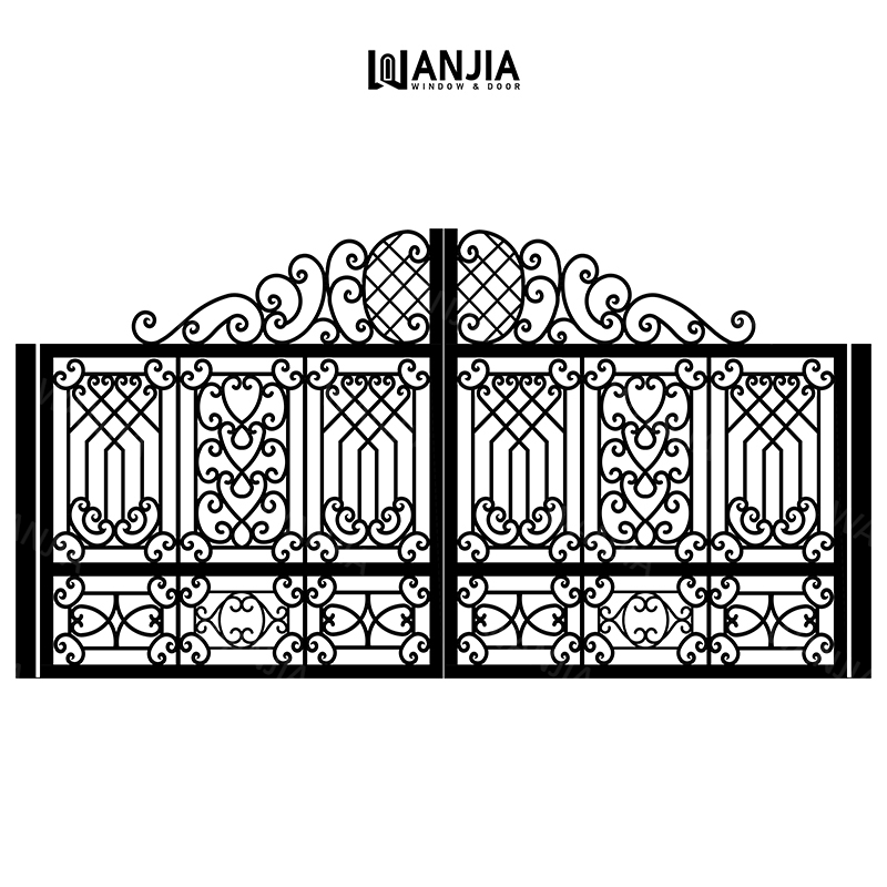 Simple iron doors grill designs exterior metal doors wrought iron gate driveway gate exterior front entry wrought iron gate