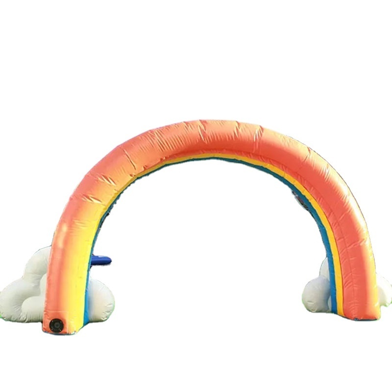 Factory  price  commercial Events decoration  Inflatable  rainbow Arch for Advertising