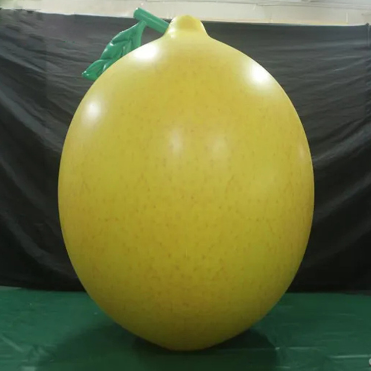 Plant theme park advertising balloon  pvc inflatable lemon for decoration