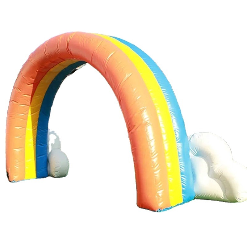 Factory  price  commercial Events decoration  Inflatable  rainbow Arch for Advertising